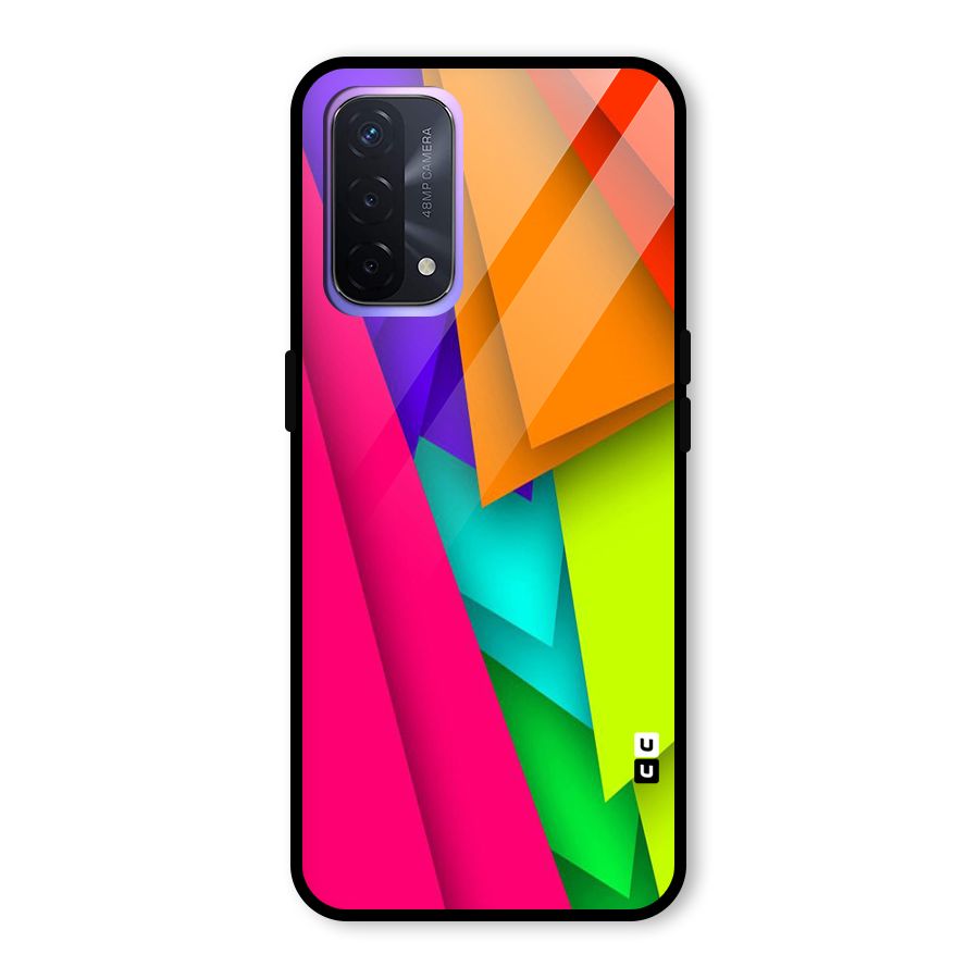 Bring In Colors Glass Back Case for Oppo A74 5G