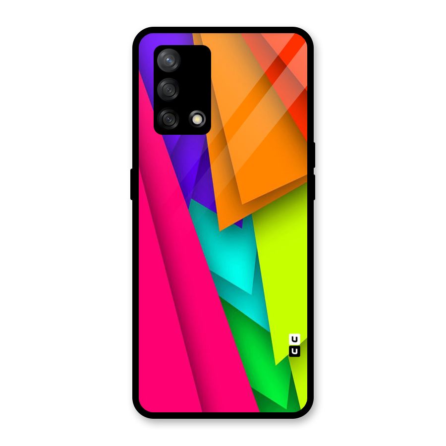 Bring In Colors Glass Back Case for Oppo F19