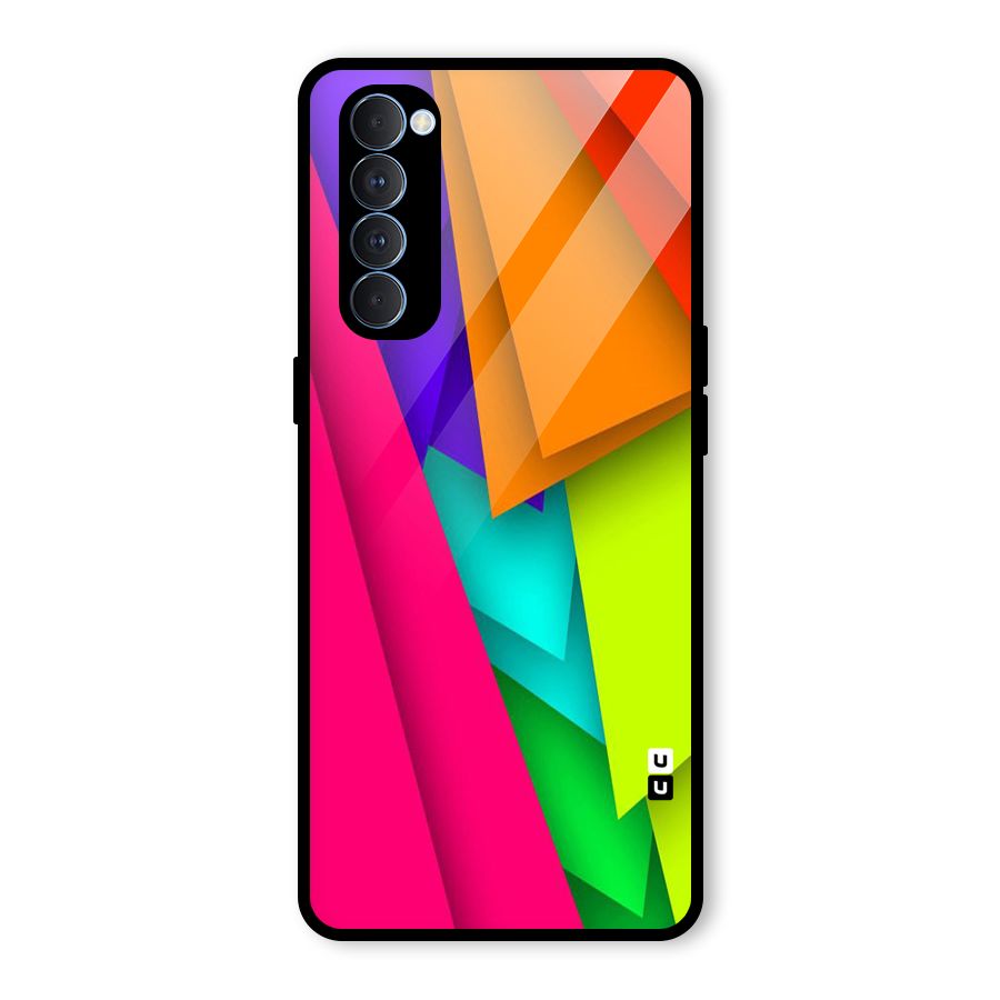 Bring In Colors Glass Back Case for Oppo Reno4 Pro