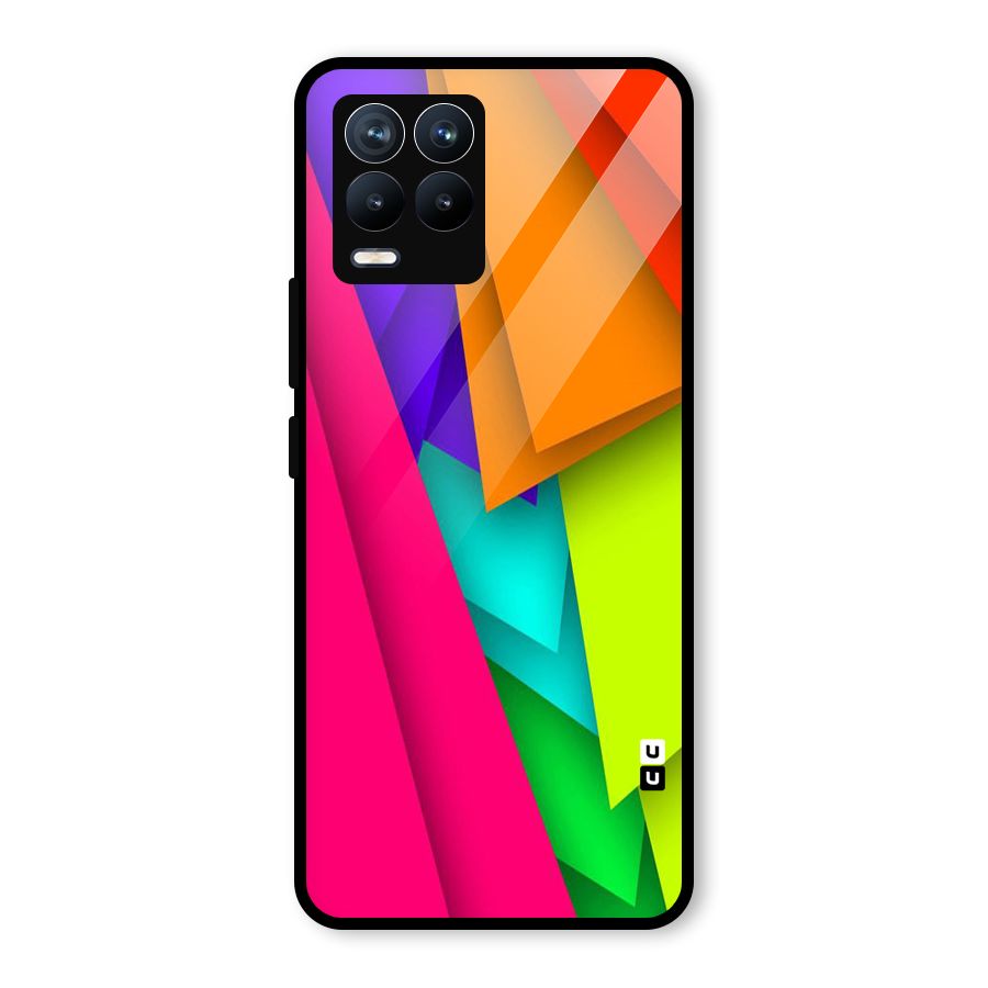 Bring In Colors Glass Back Case for Realme 8 Pro
