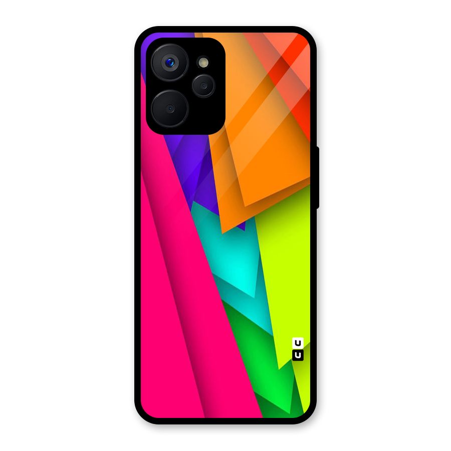 Bring In Colors Glass Back Case for Realme 9i 5G
