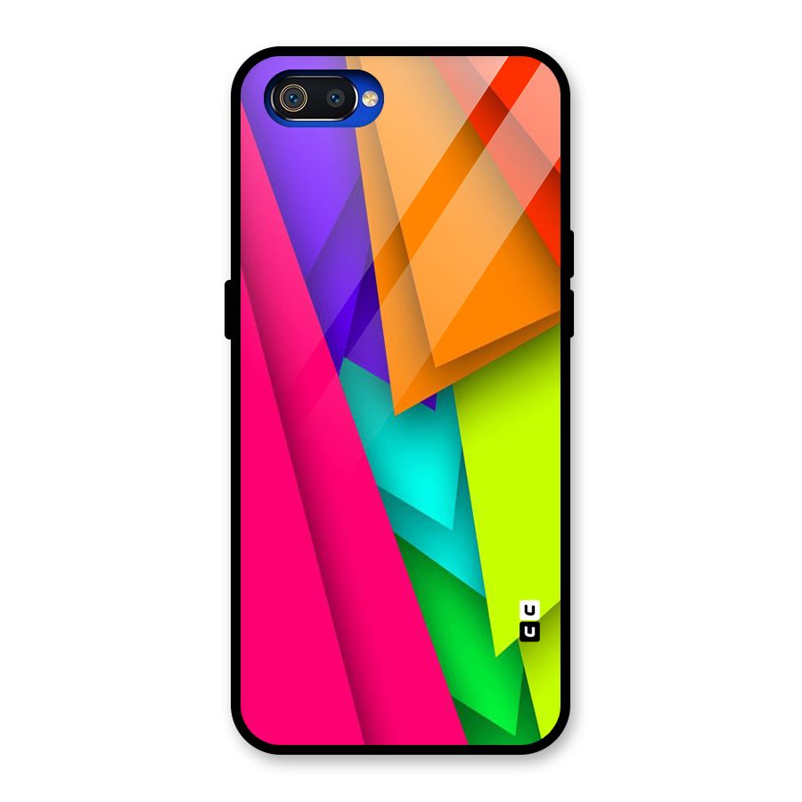 Bring In Colors Glass Back Case for Realme C2