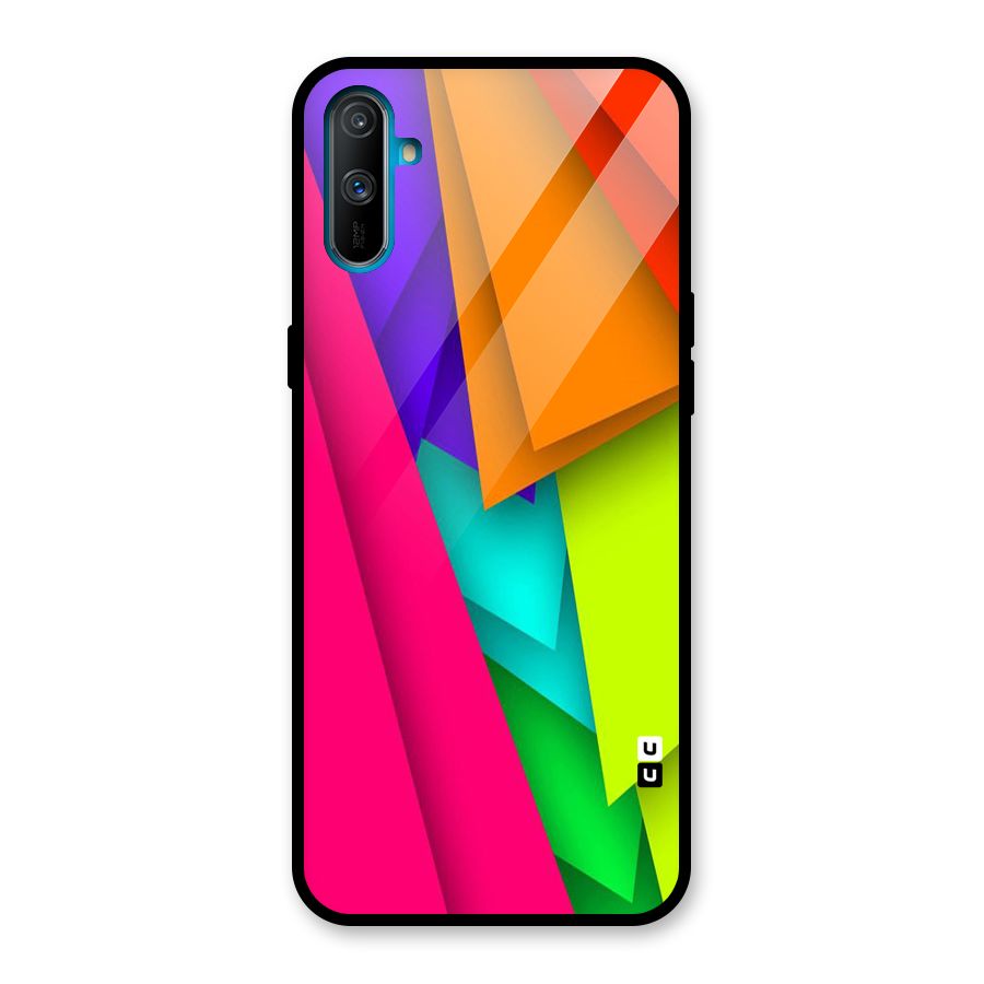 Bring In Colors Glass Back Case for Realme C3