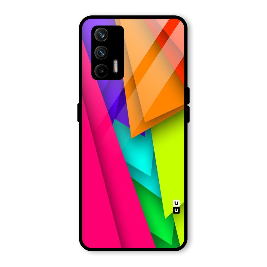 Bring In Colors Glass Back Case for Realme X7 Max