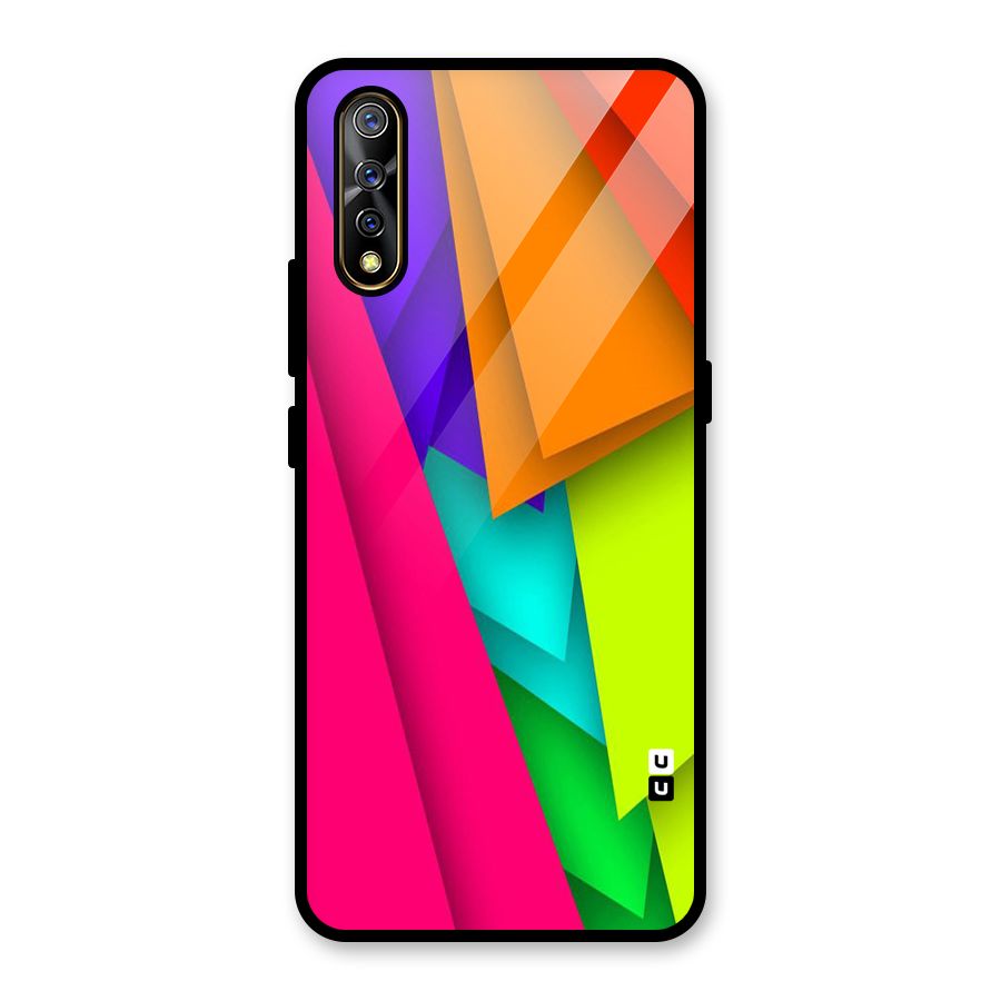 Bring In Colors Glass Back Case for Vivo S1
