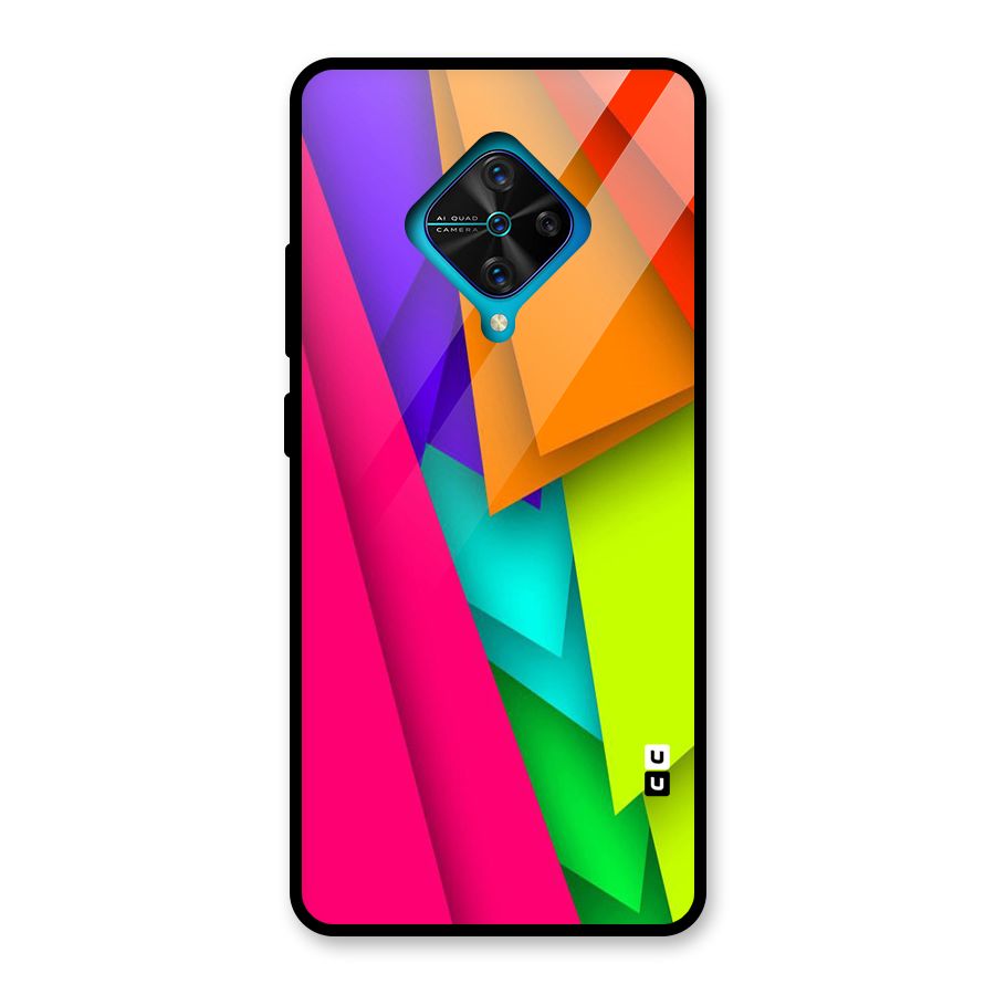 Bring In Colors Glass Back Case for Vivo S1 Pro