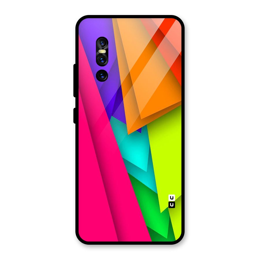 Bring In Colors Glass Back Case for Vivo V15 Pro
