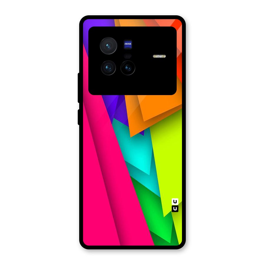 Bring In Colors Glass Back Case for Vivo X80