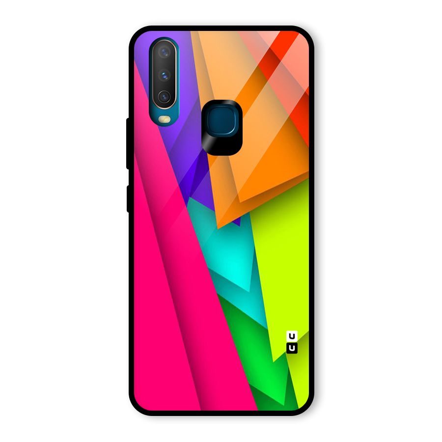 Bring In Colors Glass Back Case for Vivo Y15