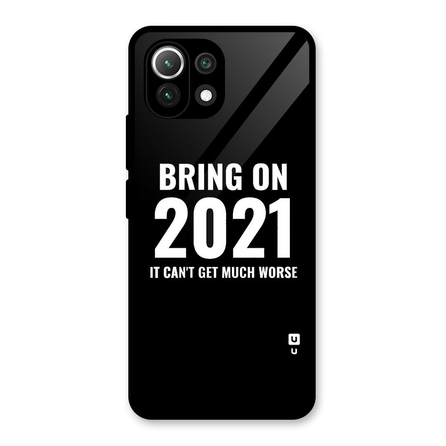 Bring On 2021 Glass Back Case for Mi 11 Lite NE 5G