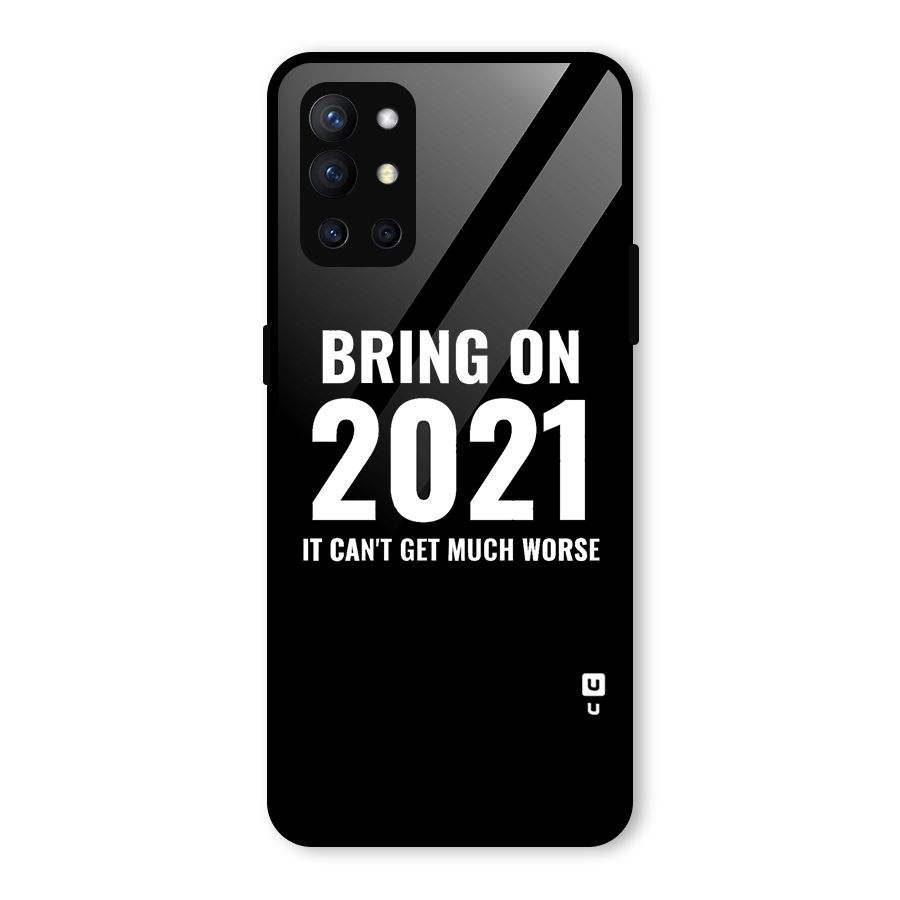 Bring On 2021 Glass Back Case for OnePlus 9R