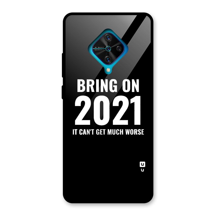 Bring On 2021 Glass Back Case for Vivo S1 Pro