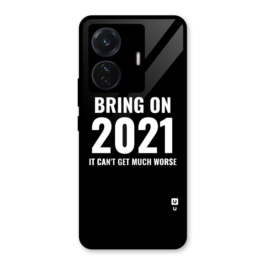 Bring On 2021 Glass Back Case for Vivo T1 Pro