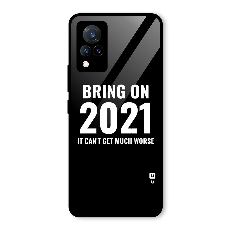 Bring On 2021 Glass Back Case for Vivo V21 5G
