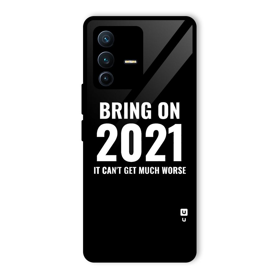 Bring On 2021 Glass Back Case for Vivo V23 Pro