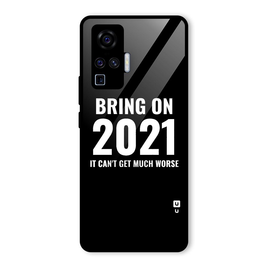 Bring On 2021 Glass Back Case for Vivo X50 Pro