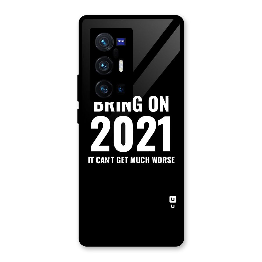Bring On 2021 Glass Back Case for Vivo X70 Pro Plus
