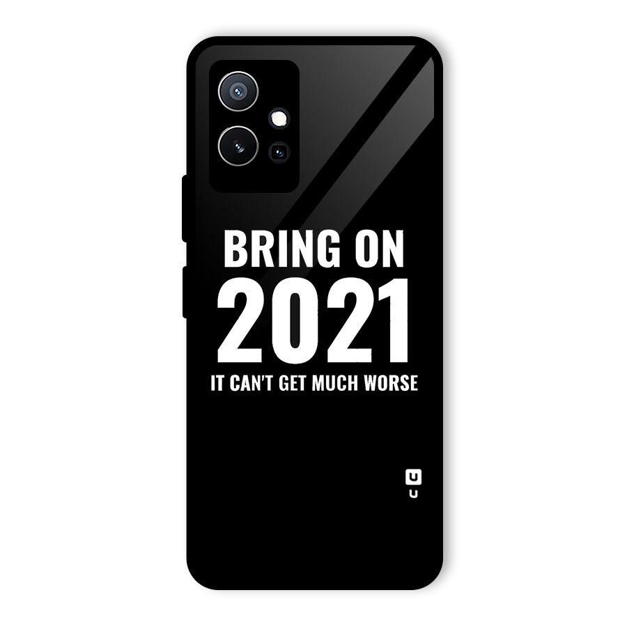 Bring On 2021 Glass Back Case for Vivo Y75 5G