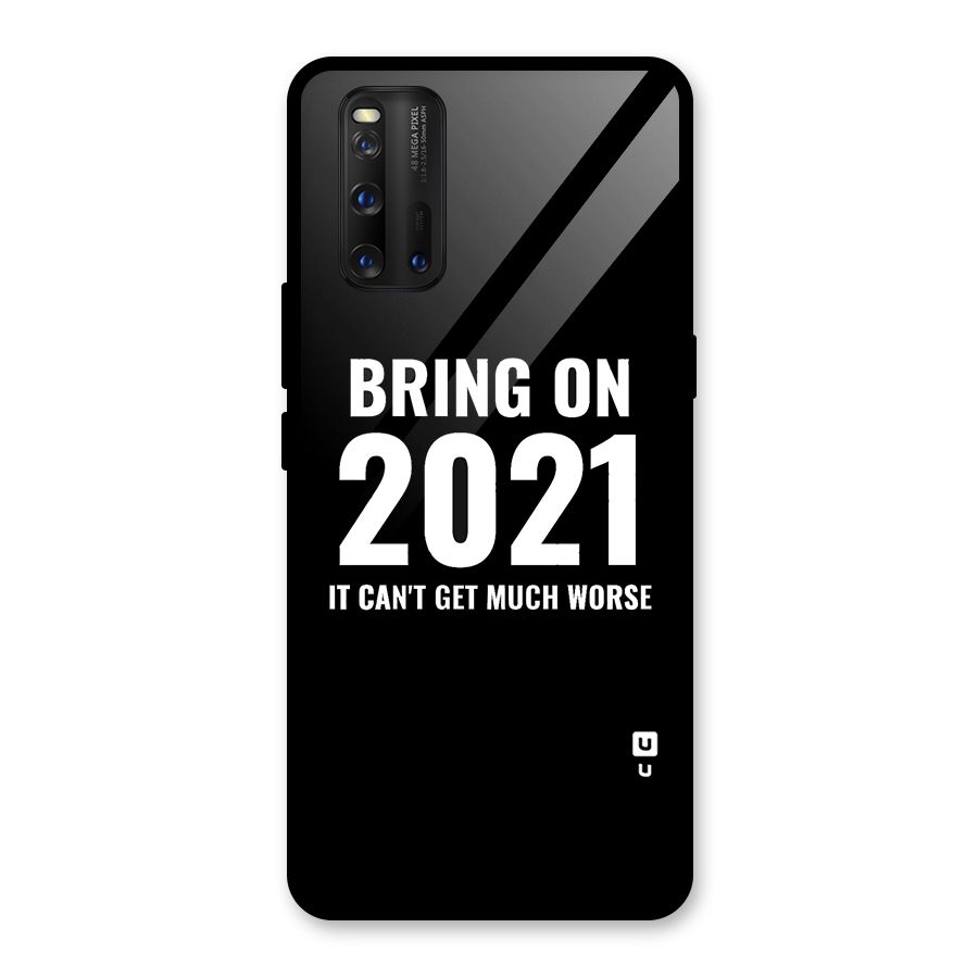 Bring On 2021 Glass Back Case for Vivo iQOO 3