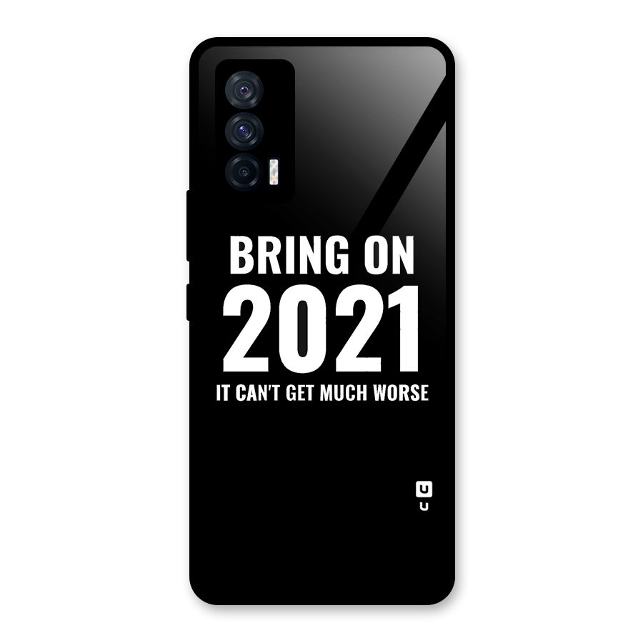 Bring On 2021 Glass Back Case for Vivo iQOO 7 5G