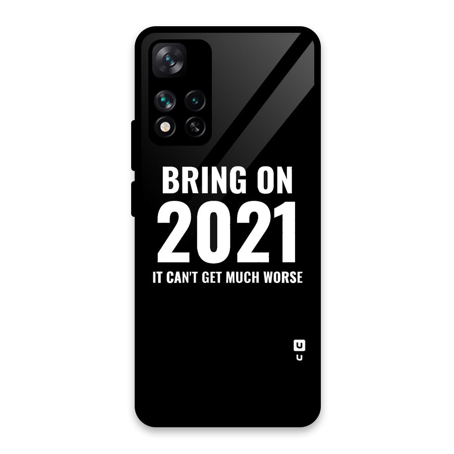 Bring On 2021 Glass Back Case for Xiaomi 11i HyperCharge 5G