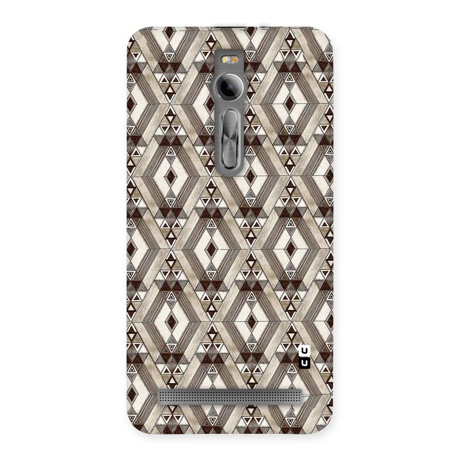 Brown Abstract Design Back Case for Asus Zenfone 2