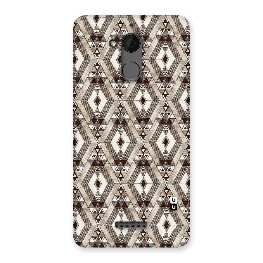 Brown Abstract Design Back Case for Coolpad Note 5