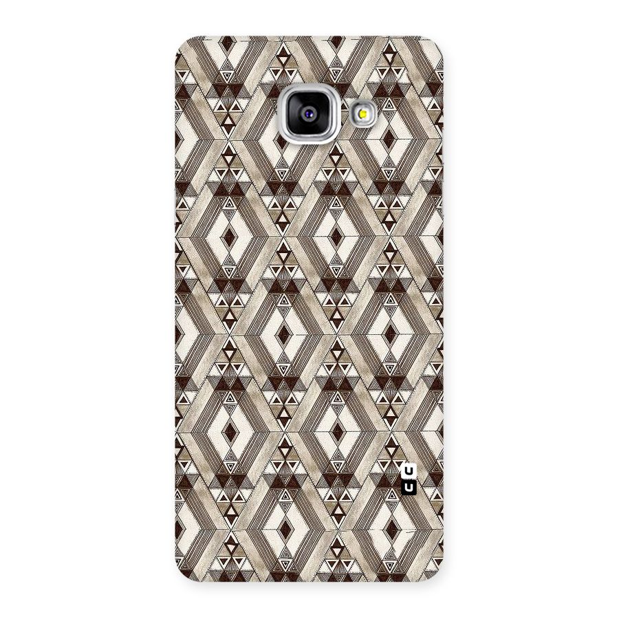 Brown Abstract Design Back Case for Galaxy A5 2016