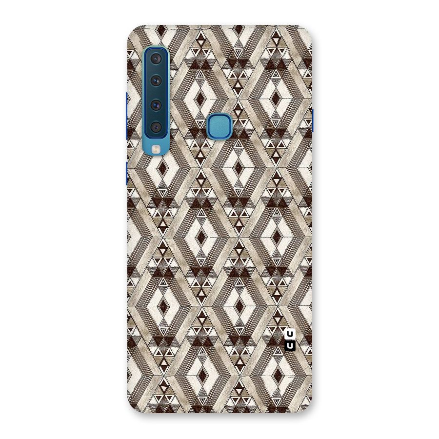 Brown Abstract Design Back Case for Galaxy A9 (2018)