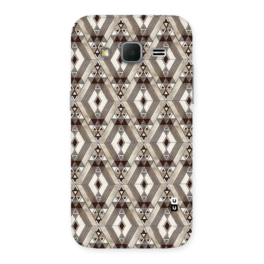 Brown Abstract Design Back Case for Galaxy Core Prime