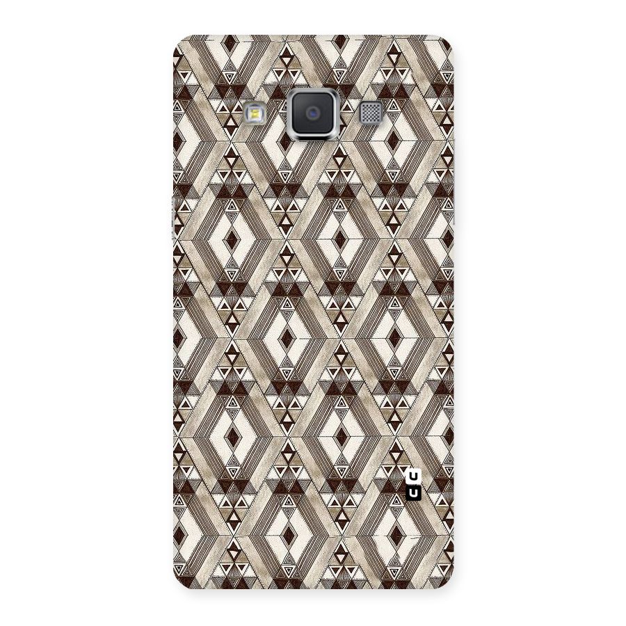 Brown Abstract Design Back Case for Galaxy Grand Max