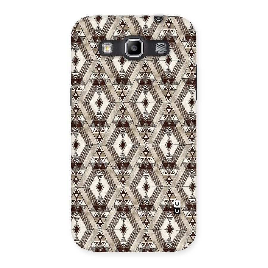 Brown Abstract Design Back Case for Galaxy Grand Quattro
