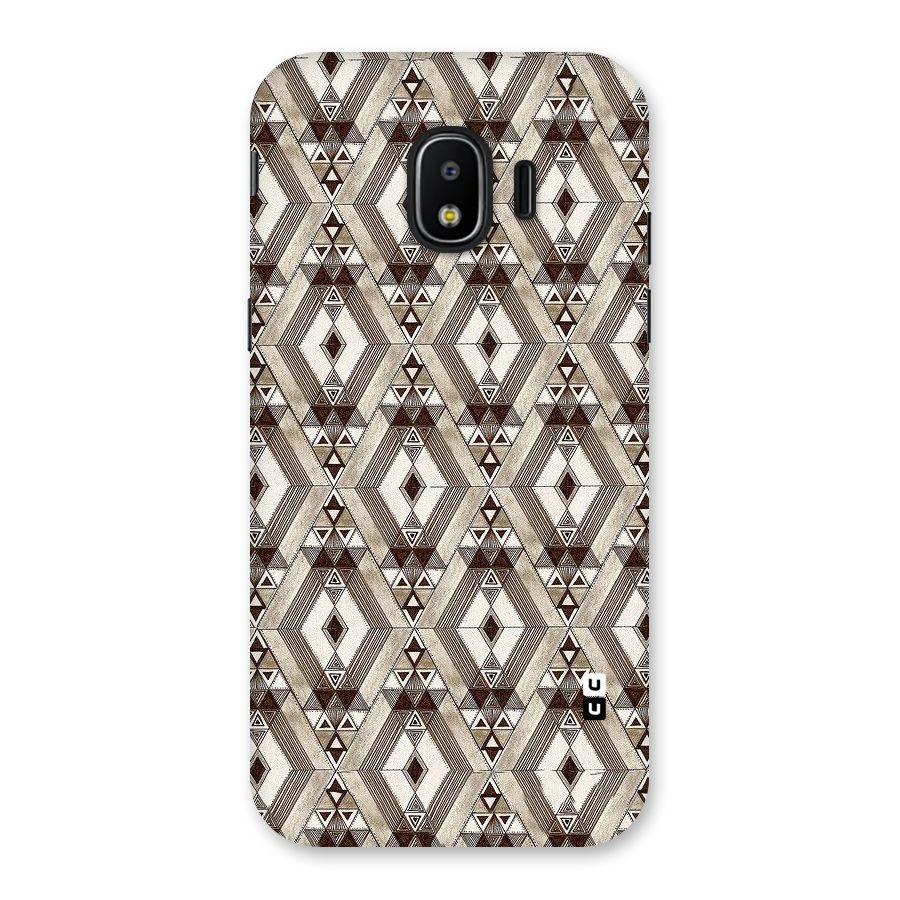 Brown Abstract Design Back Case for Galaxy J2 Pro 2018