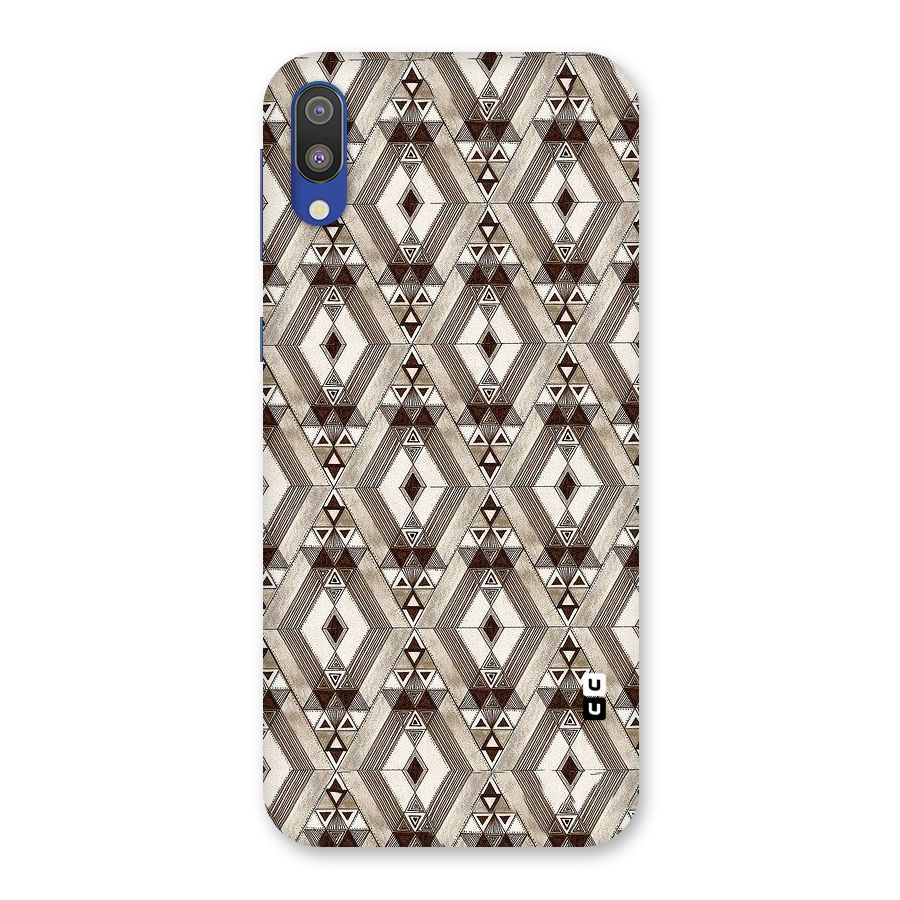 Brown Abstract Design Back Case for Galaxy M10