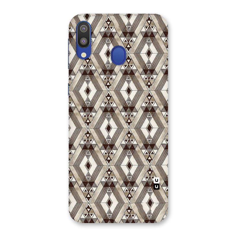 Brown Abstract Design Back Case for Galaxy M20
