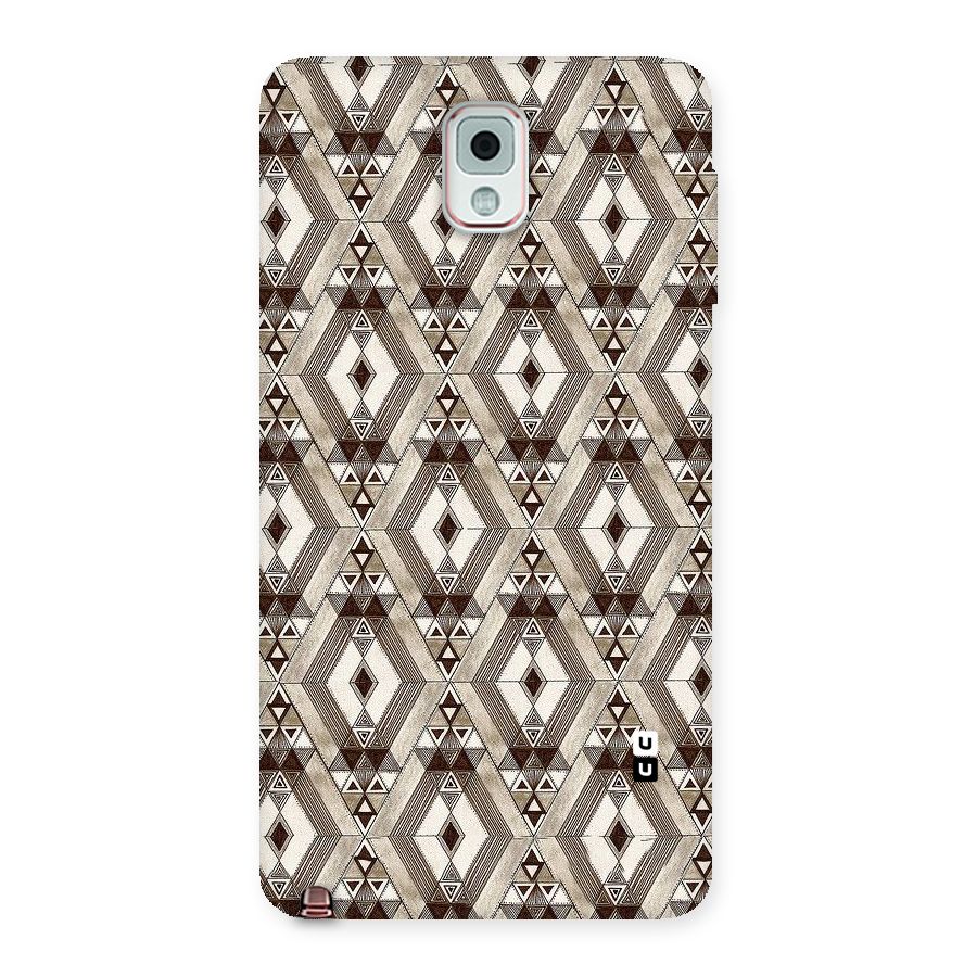 Brown Abstract Design Back Case for Galaxy Note 3