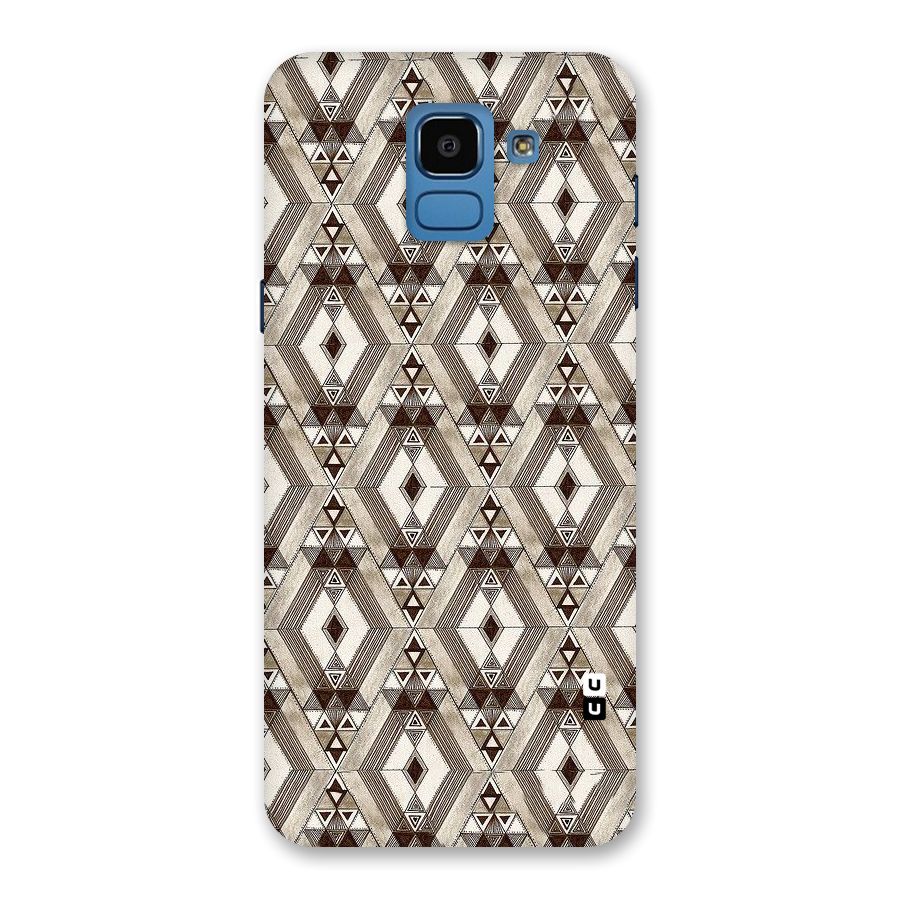 Brown Abstract Design Back Case for Galaxy On6