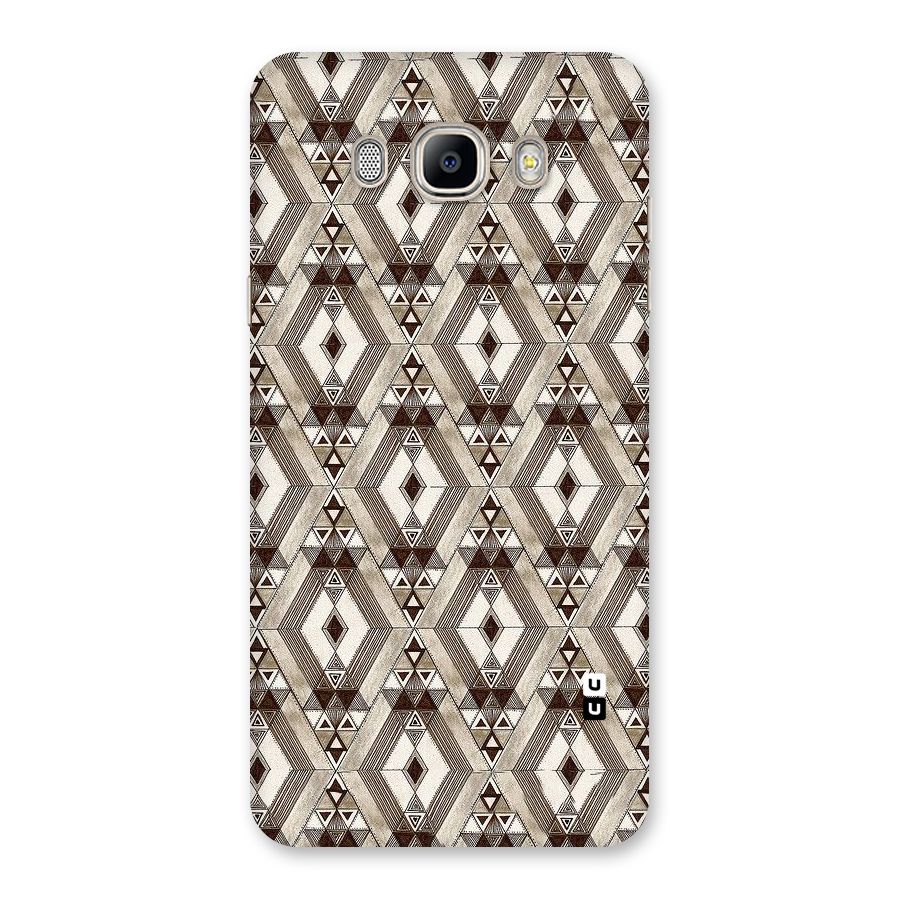 Brown Abstract Design Back Case for Galaxy On8