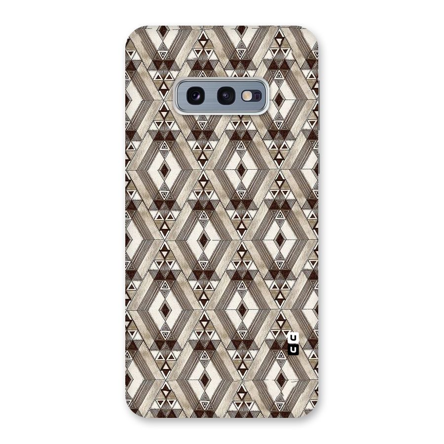 Brown Abstract Design Back Case for Galaxy S10e