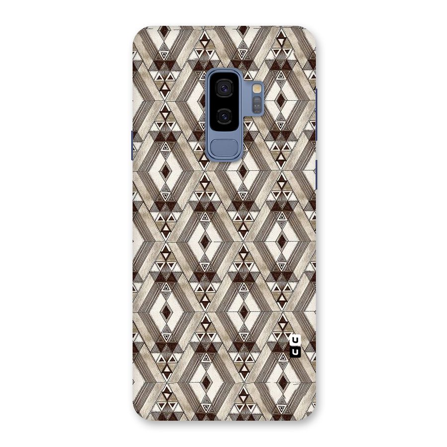 Brown Abstract Design Back Case for Galaxy S9 Plus
