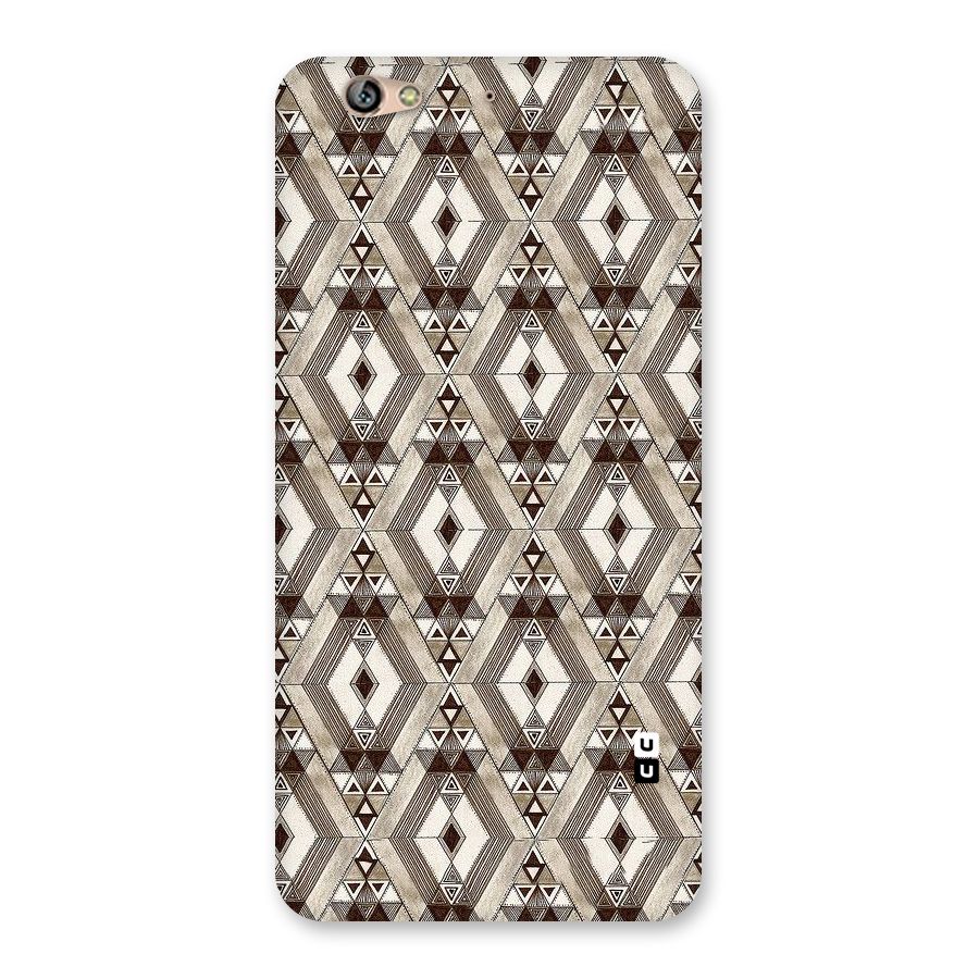 Brown Abstract Design Back Case for Gionee S6