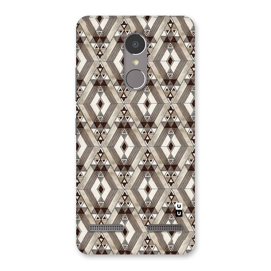 Brown Abstract Design Back Case for Lenovo K6
