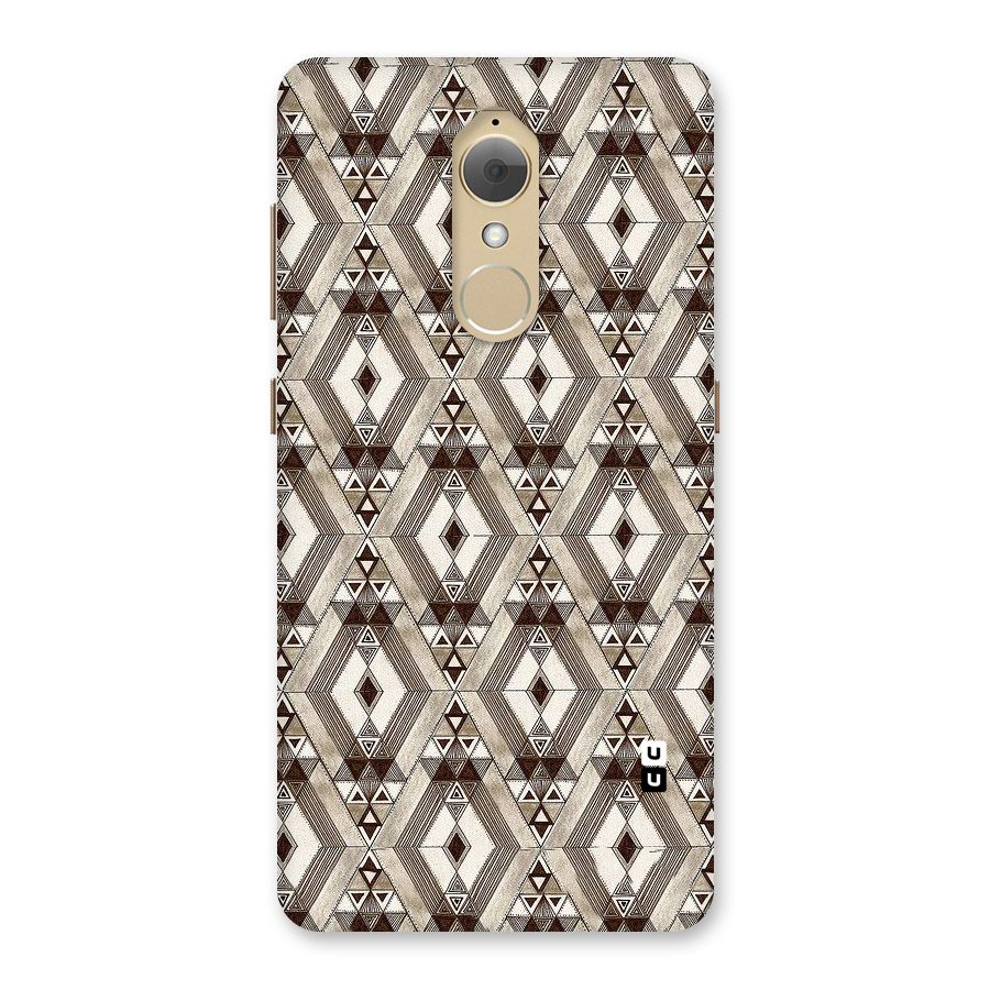 Brown Abstract Design Back Case for Lenovo K8