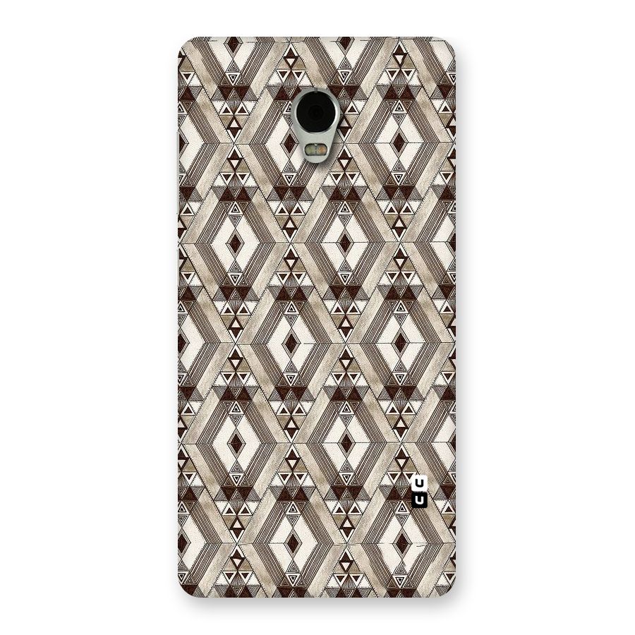 Brown Abstract Design Back Case for Lenovo Vibe P1