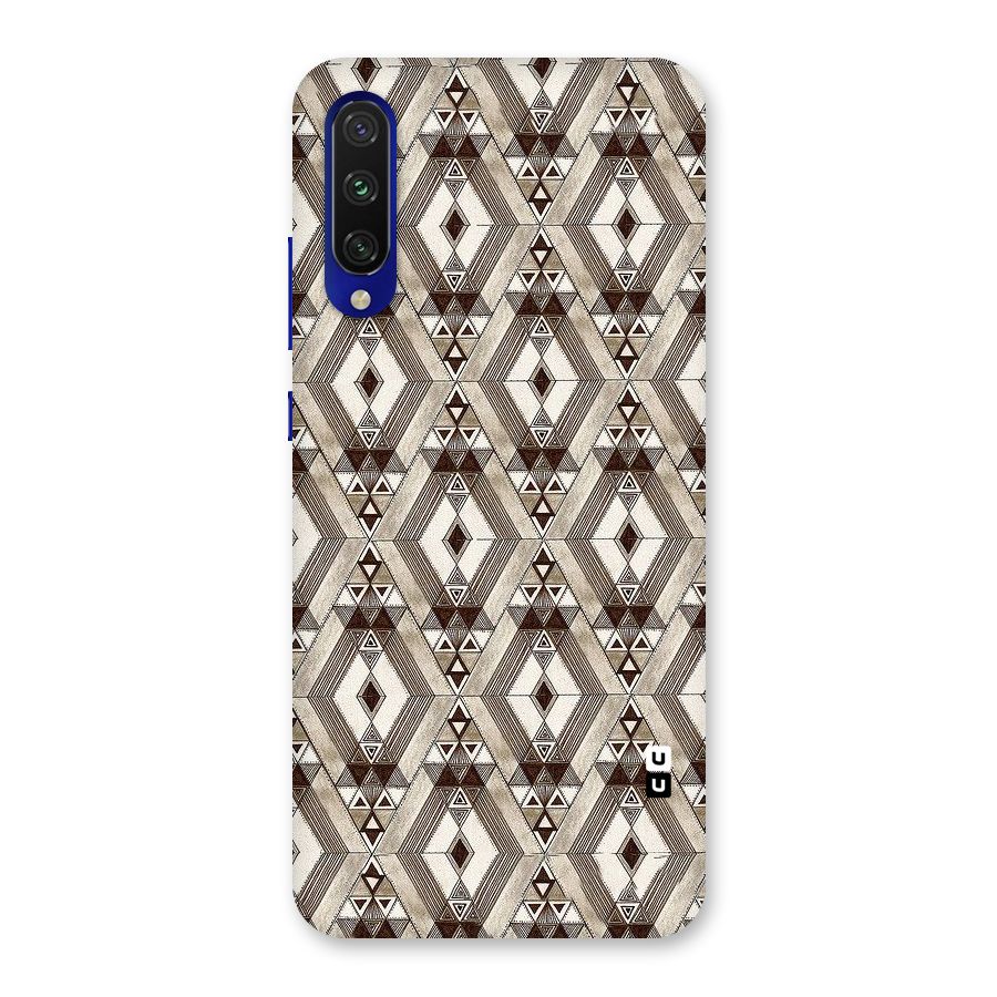 Brown Abstract Design Back Case for Mi A3