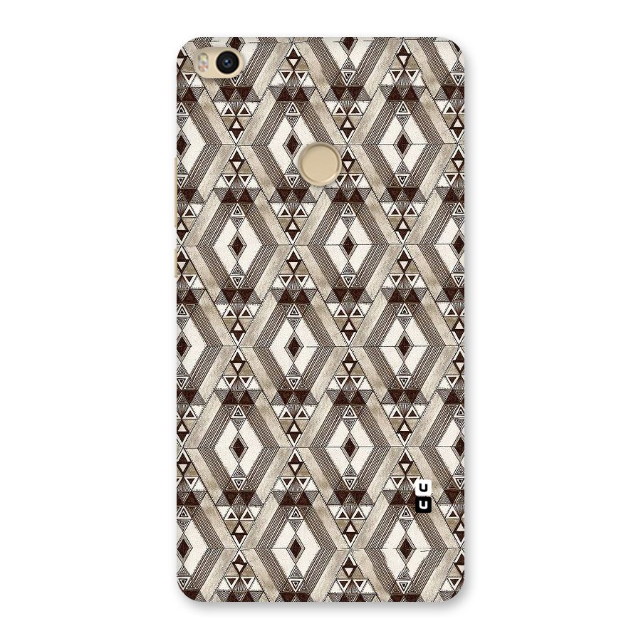 Brown Abstract Design Back Case for Mi Max 2