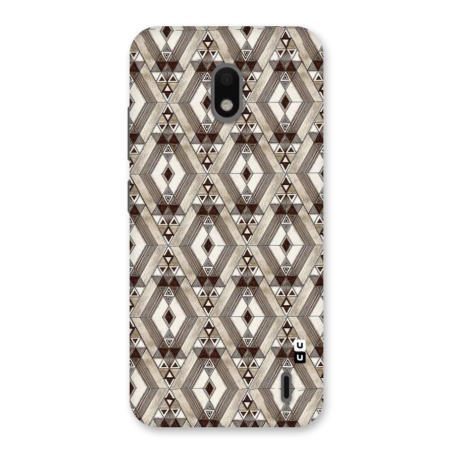 Brown Abstract Design Back Case for Nokia 2.2