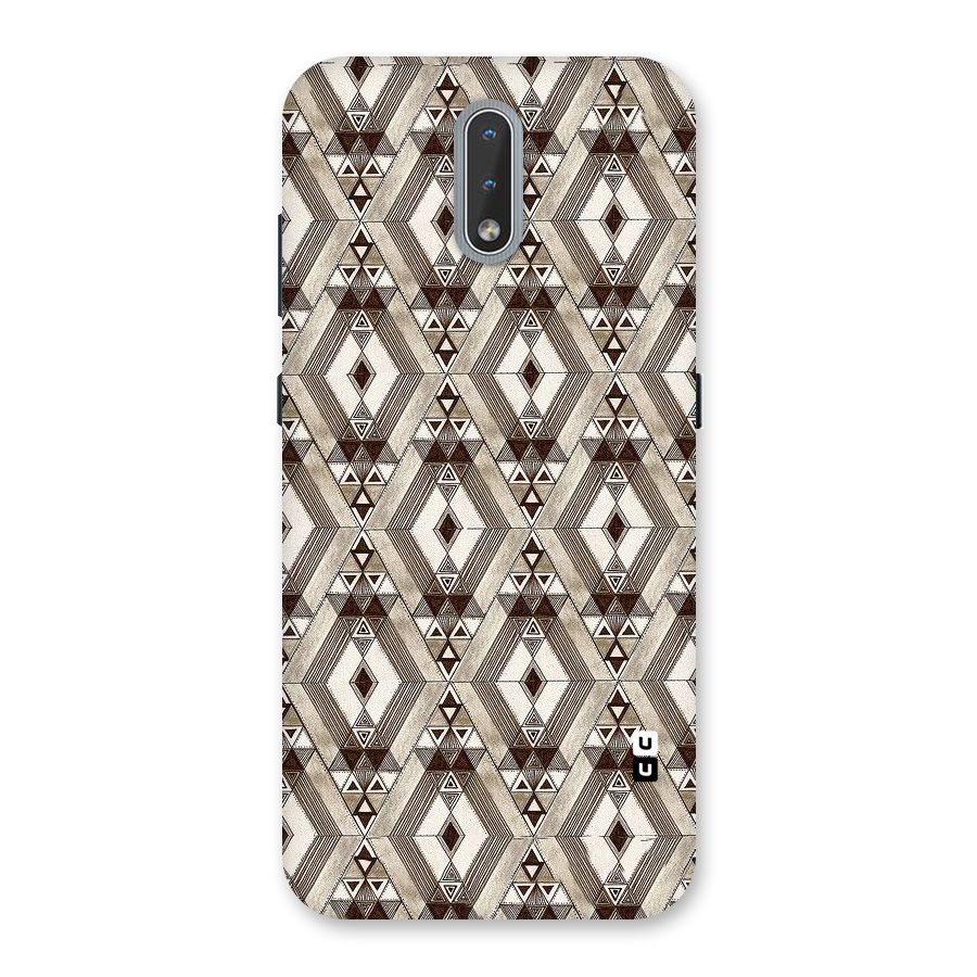 Brown Abstract Design Back Case for Nokia 2.3