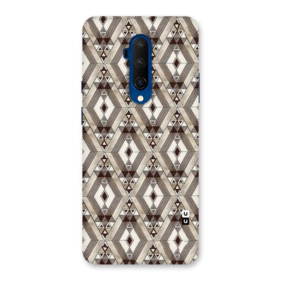 Brown Abstract Design Back Case for OnePlus 7T Pro