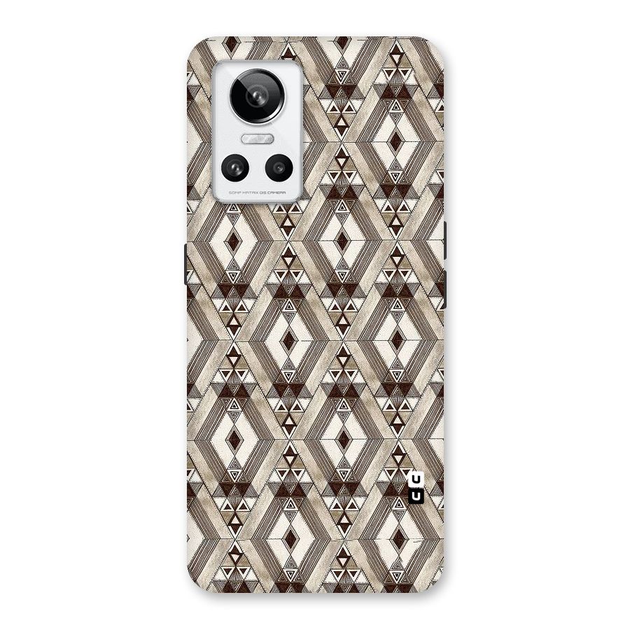 Brown Abstract Design Back Case for Realme GT Neo 3